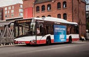 Der Bus «Solaris Urbino 12 electric» unterwegs in Hamburg. (Bild: PD / Solaris)