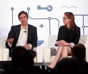 Die Tezos-Gründer und Eheleute Arthur und Kathleen Breitman. (Bild: Steve Marcus/Reuters (Las Vegas, 24. Oktober 2017))