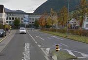 Die Unfallstelle bei der Verzweigung Robert-Durrer-Strasse - Buochserstrasse. (Bild: Google Maps)