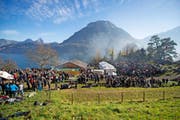 Die Rütli-Verwaltung ist nur eines der Programme der Schweizerischen Gemeinnützigen Gesellschaft. Im Bild das Rütlischiessen 2015. (Bild: Keystone/Urs Flüeler)