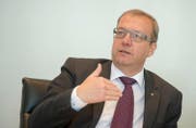 Der Nidwaldner Finanzdirektor Alfred Bossard unterstützt die Unternehmenssteuerrefurm III. (Bild: Urs Flüeler/Keystone (Stans, 5. April 2016))
