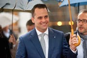 FDP-Ständeratskandidat Damian Müller befindet sich vpr dem zweiten Wahlgang in einer guten Ausgangslage. (Bild Boris Bürgisser)