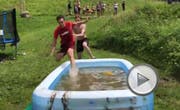 Jubla Werthenstein: Hindernisparcours im Sommerlager 2017. (Bild: Thomas Vogel)