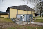 Die unterirdische Asylunterkunft in Ruswil geht acht Monate früher zu als ursprünglich geplant.Bild: Dominik Wunderli (18. Februar 2016)