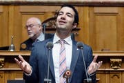Er will das Ruder bei der Pädophileninitiative, die in Umfragen bis zu 81 Prozent Zustimmung erhält, herumreissen: Andrea Caroni, Präsident des Nein-Komitees und Nationalrat (FDP, Appenzell Ausserrhoden). (Bild: Keystone)