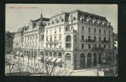 Die Luzerner Kantonalbank hatte ihren Hauptsitz früher in einem Monumentalgebäude im Neobarockstil, wie die Karte von 1914 zeigt. Das Gebäude an der Pilatusstrasse 12 bis 14 wurde 1909 vollendet und 1972 durch einen Neubau ersetzt. (Bild: pd)