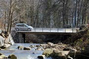 Brücke über den Schwandbach in Wilen. (Bild Adrian Venetz/Neue OZ)