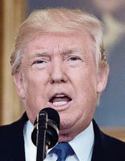 Kommt weiter unter Druck: US-Präsident Donald Trump. (Bild: EPA)
