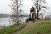 Das Morgartendenkmal erinnert an die Schlacht am Morgarten um 1315. (Bild: Keystone / Christian Beutler)