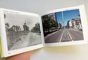 Ein Bestseller: «Zeitbild» mit Fotografien aus Zug von einst und jetzt. (Bild: Andreas Faessler (15. Februar 2017))