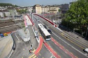 Blick auf die Langensandbrücke in Luzern. (Bild Manuela Jans/Neue LZ)