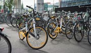 In Zürich sorgten die Velos im Sommer für einigen Unmut. (Bild: Gaetan Bally/Keystone (Zürich, 7. September 2017))