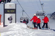 46 km/h: Das hat am 1. Speed-Check-Day am Titlis nicht gereicht. (Bild pd)