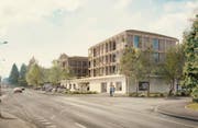Das Siegerprojekt Centro / Bauprojekt Ypsilon auf der Luzernstrasse in Oberkirch.