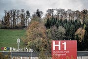Das Ringier-Druckzentrum in Adligenswil. (Bild: Pius Amrein (8. November 2017))
