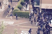 Solche Szenen blieben in der Fussballsaison 2015/16 glücklicherweise aus. Im Bild: An der Moosmatt- und Voltastrasse in der Stadt Luzern randalierten Fans. (Bild: pd)
