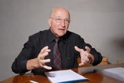 Der FDP-Politiker und Pädagoge Hermann Suter engagierte sich in jüngerer Zeit für eine starke Milizarmee. (Bild: Archiv Neue LZ / Adrian Stähli)