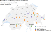 Entwicklung der Wolfspopulation in der Schweiz (Bild: Quelle: KORA/Grafik: jb)