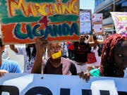 Solidarität mit Homosexuellen aus Uganda in Südafrika (Archiv) (Bild: Keystone)