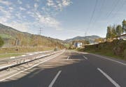 Auf der A4 Küssnacht–Brunnen kommt es vom 24. Oktober bis 9. Dezember zu Verkehrsbehinderungen wegen Bauarbeiten. (Bild: Maps Google)