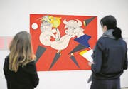 Durch die Bilder Pavel Peppersteins lebt Pablo Picasso neu auf. Die Räume des Kunsthauses Zug sind jeweils einer der sechs Farbperioden gewidmet. (Bild: Stefan Kaiser/ZZ,Zug, 23. Februar 2017)