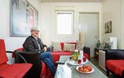 Die ehemalige Regierungsrätin und Vereinspräsidentin Yvonne Schärli im Container im Ibach. (Bild: Philipp Schmidli (Luzern, 7. Februar 2017))