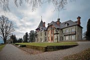 Die Villa Vicovaro auf Dreilinden. Das Gebäude hat eine höchst spannende Geschichte. (Bild: Pius Amrein (Luzern, 21. Januar 2014))