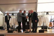 Von links: Rolf Born, Paul Gruschka, Urs Dickerhof und Josef Hofstetter. (Bild: zvg)