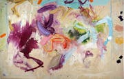 Maria Zgraggen, Ohne Titel, 2016. Acryl auf Leinwand, 240 x 370 cm. (Bild: Akku Emmen/PD)