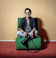 Rückt andere ins rechte Licht: Fotografin Corinne Glanzmann (34). Bild: Pius Amrein (Luzern, 27. Juli (Bild: 2017))