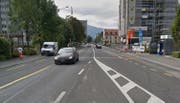 Wird saniert: die Baarerstrasse stadtauswärts (links im Bild). (Bild: Google Maps)
