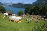 Blick auf die Rütliwiese am 1. August 2007. (Archivbild Daniel Koch/Zisch)