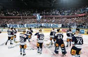 Die Fans feierten am Montagabend ihre Mannschaft. (Bild: Stefan Kaiser)