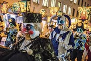 Die Rüssgusler Ebikon am Monstercorso vom vergangenen Jahr. (Bild: Philipp Schmidli (Luzern, 28. Februar 2018))