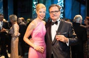 Michael Haefliger, Intendant des Lucerne Festival, und seine Partnerin Andrea Lötscher, die sich innert Kürze zur perfekten «First Lady» entwickelt hat. (Bilder Roger Grütter)