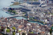 Blick auf Luzern. (Bild Pius Amrein/Neue LZ)