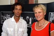 Sie führten die Kantonsschule Obwalden: Patrick Meile und Susann Bongers. (Bild: Primus Camenzind / Neue OZ)