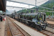 Bahnfans können die alte Gotthard-Bergstrecke von historischen Zügen aus bewundern. (Bild: PD)