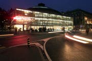 Das Bourbaki Panorama bei Nacht. (Bild Peter Fischli/Neue LZ)