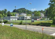 Die Luzerner Schul- und Sportanlage Utenberg (Bild: Maximilian Bachmann)