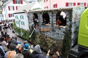 Szene vom Melser Fasnachtsumzug 2017. (Bild: Ignaz Good/Sarganserländer)