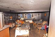 Am über zweihundert Jahre alten Haus entstand erheblicher Sachschaden. (Bild: Foto: Kantonspolizei Obwalden)