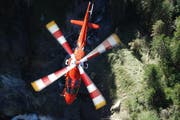 Im Einsatz stand auch ein Helikopter der Rega (Symbolbild). (Bild Rega)