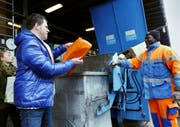 Bis Ende 2019 bleibt der Ökihof am heutigen Standort. Bild: Werner Schelbert (28. Dezember 2015)