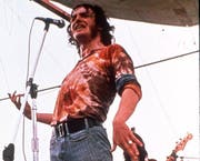 Mit einem Schlag rückte er ins Rampenlicht und schrieb Rockgeschichte: Joe Cockers Auftritt 1969 am Woodstock-Festival. (Bild: Keystone)