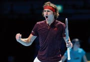 Aushängeschild der Next-Gen-Truppe: der Deutsche Alexander Zverev. (Bild: Alastair Grant/AP (London, 16. November 2017))