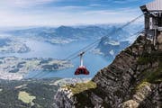 Die neue Pilatus-Gondel. (Bild: Urs Wyss / Pilatus-Bahn)