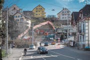 Bei der Kreuzung Steghof kommt es oft zu gefährlichen Situationen. (Bild: Pius Amrein (Luzern, 8. März 2018))