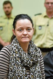 Hauptangeklagte im NSU-Prozess: Beate Zschäpe. (Bild: Sebastian Widmann/EPA (München, 19. Juli 2017))