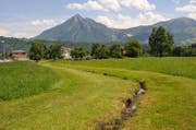 Das Bachmattli-Gebiet in Schoried / Alpnach, welches der Kanton Obwalden 2010 ersteigert hat. (Bild: Robert Hess (Alpnach, 26.05.2011))